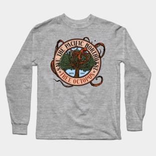 Save the Pacific Northwest Tree Octopus Long Sleeve T-Shirt